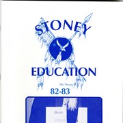 Cover image of Stoney education 1982/83